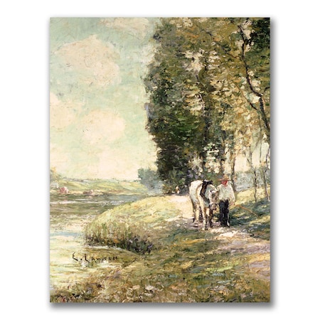 Ernest Lawson 'Country Road To Spuyten' Canvas Art,24x32